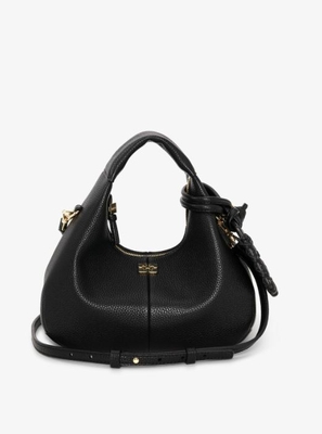 Mini bolso Hobo Ganni negro
